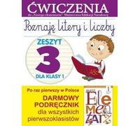 Laisse-moi apprendre les lettres et les chiffres 1 Cahier 3 Anna Wiœniewska (Buch auf Polnisch)