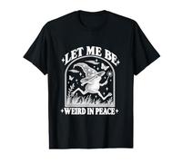 Laisse-Moi être Bizarre en Paix, drôle et ironique, mème Satire de la génération Z T-Shirt Graphique avec Valeur