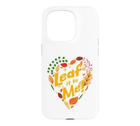 Laisse-Moi Faire Feuilles Nature Humour d’Automne Coque pour iPhone 15 Pro