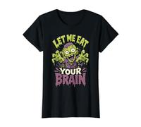 Laisse-Moi Manger Ton Cerveau Zombie Horror Halloween T-Shirt Graphique avec Valeur