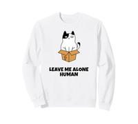 Laisse-Moi Seule (déclaration drôle de Loner Cat) Sweatshirt