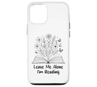 Laisse-Moi Seule, Je lis des Livres Floraux, botanique Coque pour iPhone 12/12 Pro