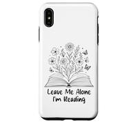 Laisse-Moi Seule, Je lis des Livres Floraux, botanique Coque pour iPhone XS Max