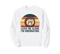 Laisse-Moi Seule, Je suis en Hibernation, hérisson introverti, rétro Sweatshirt