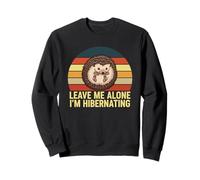 Laisse-Moi Seule, Je suis en Hibernation, hérisson introverti, rétro Sweatshirt