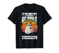 Laisse-Moi Te Servir Un Grand Chaton en Verre Amusant T-Shirt