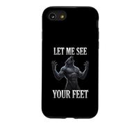 Laisse-Moi Voir tes Pieds Alpha Wolf Ironic Meme Coque pour iPhone SE (2020) / 7/8