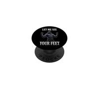 Laisse-Moi Voir tes Pieds Alpha Wolf Ironic Meme PopSockets PopGrip Adhésif
