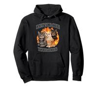 Laisse-Moi Voir tes Pieds Funny Cat Gen Z Meme Cringe Brainrot Sweat à Capuche