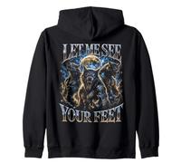 Laisse-Moi Voir tes Pieds Wolf Pack Full Moon Bootleg Sweat à Capuche