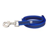 Laisse Multi-positions - JULIUS K-9 - Super-Grip - 20 mm x 1 m x 2 m - Bleu/Gris - Hydrofuge