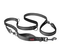 Laisse Multifonctions HALTI Anatomy - Laisse réfléchissante à Double extrémité Absorbant Les Chocs, idéale pour Les promenades et l’éducation des Chiens. Convient aux Chiots (Taille L, Gris)