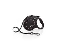 FLEXI Laisse automatique NEW CLASSIC L 5m ruban noir