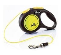 Laisse New Neon XS Cord 3 m black/ neon yellow Flexi CL01C3-251-S-NEOGE Noir/Jaune G