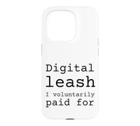 Laisse numérique pour laquelle J'Ai volontairement payé Coque pour iPhone 15 Pro