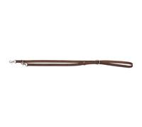 Laisse pou chien réglabe cuir ciré et vieilli Heartbeat Trixie Rustic Marron L/XL
