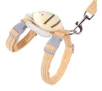 Laisse pour Animal de Compagnie, Harnais et Laisse pour Chat réglables et Anti-Fuite avec décoration Abeille, Respirants Confortables pour la Promenade, Harnais pour Chat, Jolie laiss