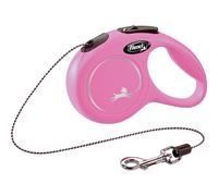 Flexi – Laisse rétractable pour chats – flexi® CAT Cordon 3 m – jusqu'à 8 kg – Rose