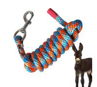 Laisse pour cheval - Robuste avec crochet en , convient pour chiens, chevaux, ânes, poneys et gros bétail, marche en plein air, entraînement, ferme, écurie, équitation et tâches de manutention