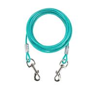 Laisse pour Chien, 6/10 /15/16 /20/25 /30/33 Pieds Câble d'attache pour Chien, Câble pour Chien pour Camping, Randonnée(Green,5mm*10ft)