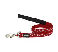 Laisse pour chien à longueur fixe Red Dingo Rouge 2x120 cm