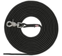 Laisse pour chien à pister, trigger mousqueton, ronde Trixie Noir S/L
