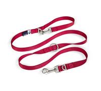 Laisse pour chien ajustable nylon Curli Rouge M