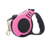 Laisse pour chien automatique rétractable et télescopique avec crochet réglable et anti-nœuds pour randonnée, 16,3 x 3,2 x 11,9 cm