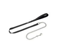 Laisse pour chien avec chaîne silver Eskadron Noir TU