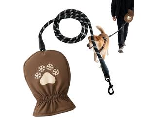 Laisse pour Chien avec,Chauffe-Mains Imperméable avec Sangle,Puzzle Logici Impegnativi e Stimolanti - pour Les Propriétaires Et Les Amateurs De Chiots Et d'animaux Domestiques par Temps Froid Hiverna