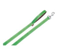 Nobby Laisse "Soft Grip" L : 120 cm, l : 25 mm vert clair / marron