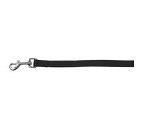 Kerbl Pet Laisse avec poignée Souple Miami, Laisse pour Chien, Noir, 100cmx20mm, Nylon, résistante à l'eau et à la saleté