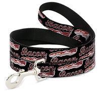 Laisse pour Chien Bacon Baseball Script 1,2 m de Long 1,3 cm de Large