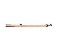 Laisse pour chien classic double nylon Martin Sellier L Beige 25/60 cm