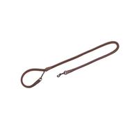 Laisse pour chien conduite en cuir d'elan Akah Marron 1,35 cm
