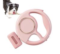 Laisse pour chien - corde résistante | laisse épaisse très élastique, poignée ergonomique, frein à une seule main, corde télescopique automatique hautement élastique, laisse rétractable avec Lu