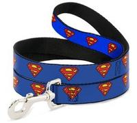 Superman - Laisse Pour Chien 1,2 M - 2,5 Cm - Blue/Logo