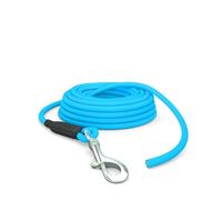 Laisse pour Chien de 5 m - Étanche - Ronde - sans Boucle - Laisse d'entraînement sûre - Bleu Cyan - Jusqu'à 35 kg