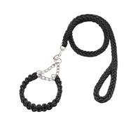 Laisse pour chien de grande taille - Légère et moyenne - Réglable - Cordon de serrage - Durable - Tresse en nylon - Crochet en métal rotatif à 360 ° - 9 L