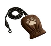 Laisse pour Chien De Promenade, Gants Thermiques et Lanière de Conduite pour Animaux, Laisse Confortable pour Promener Son Chien, pour Course Randonnée Quotidien Extérieur