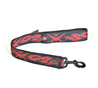 Laisse pour chien double Martin Sellier Dragon Rouge XL (40/60 cm)