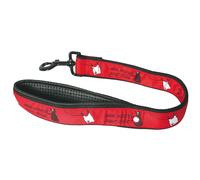 Laisse pour chien double Martin Sellier Marcel Rouge XL (40/60 cm)