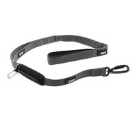 Laisse I-DOG Confort Pro Max Gamme UPKA 120cm élastique et Boucle sécurité (Gris)