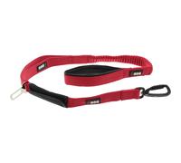 Laisse I-DOG Confort Pro Max Gamme UPKA 120cm élastique et Boucle sécurité (Rouge)