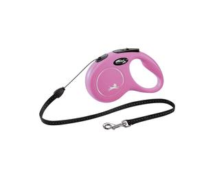 Laisse pour chien en corde Nobby Pet Flexi New Classic Rose 5 m