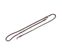 Laisse pour chien en cuir d'élan Akah Marron 1,35 cm