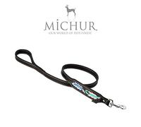 Laisse pour Chien en Cuir Pietro MICHUR Cuir Cuir Laisse Chien Marron Noir avec Motif Cuir Laisse Chien Chien Cuir Disponible en différentes Tailles Assorti au Collier Pietro