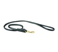 Laisse pour chien en cuir roulé Weatherbeeta Noir M