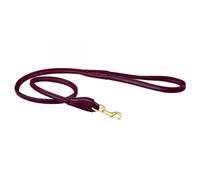 Laisse pour chien en cuir roulé Weatherbeeta Rouge M