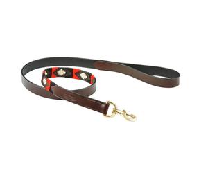 Laisse pour chien en cuir Weatherbeeta Polo Marron M
